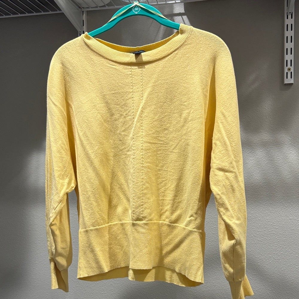 Faith and Joy Yellow Sweater